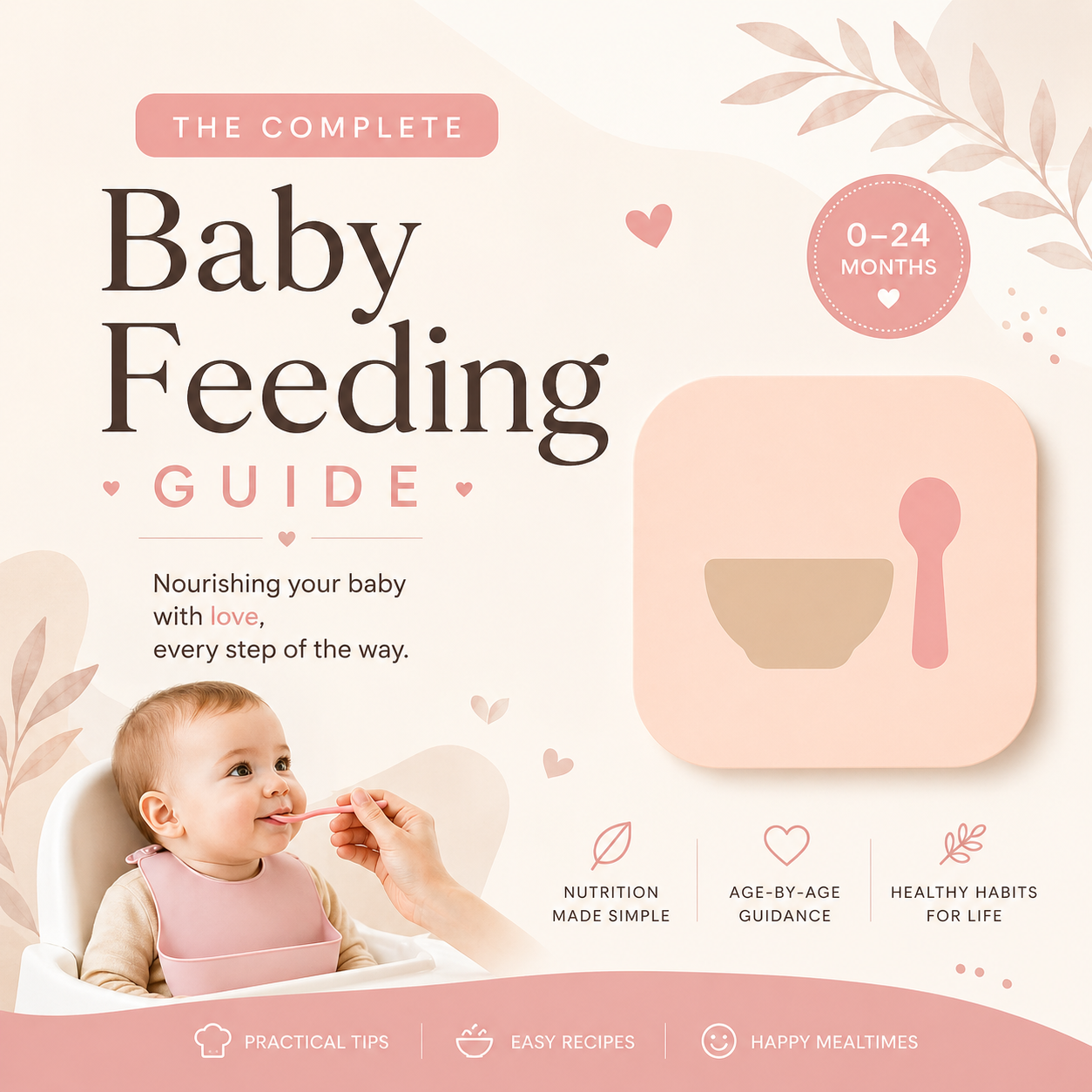 Know exactly what to feed your baby every day — without stress, confusion, or endless searching online.